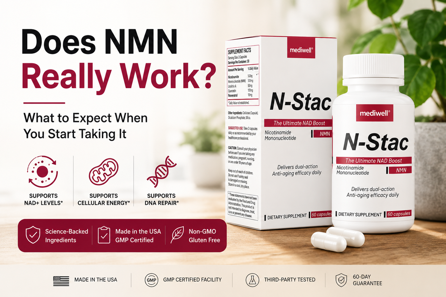 Does NMN Really Work? What to Expect When You Start Taking It