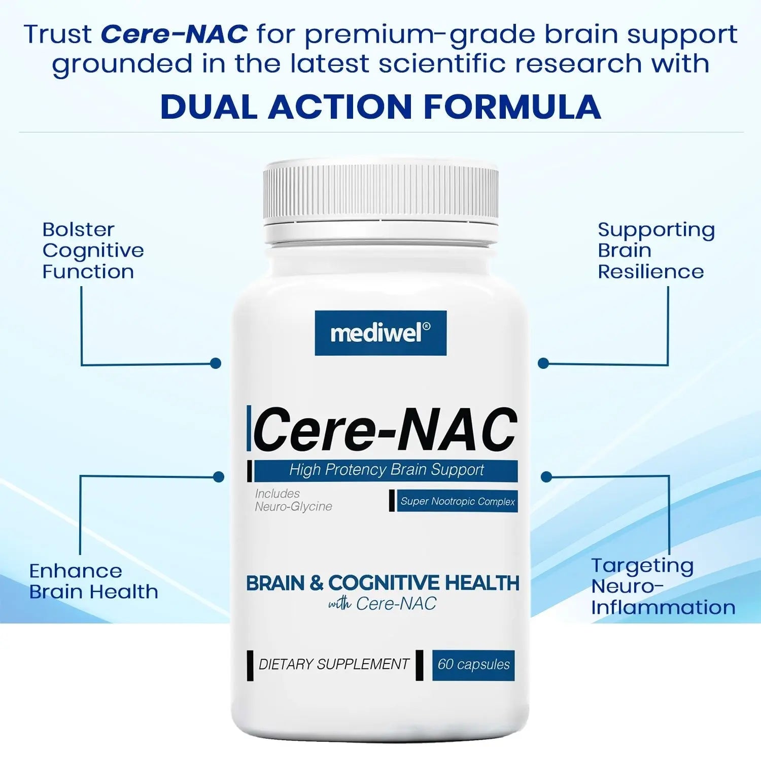 Cere - NAC: Best Nootropic for Cognitive Function - mediwellabs.com