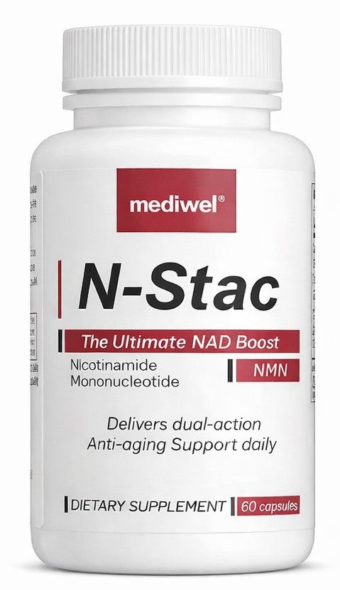 N-Stac™ | NMN 500mg + CD38 Inhibitors for Sustained NAD+ Optimization