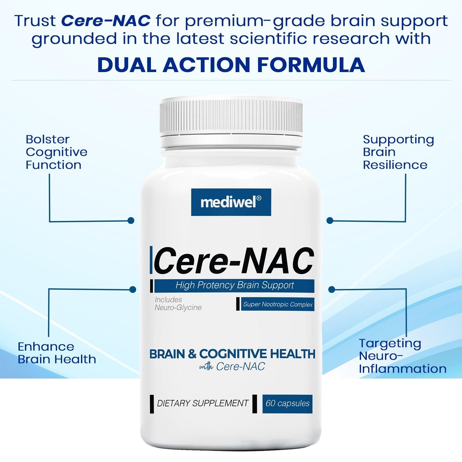 Cere - NAC: Best Nootropic for Cognitive Function - mediwellabs.com