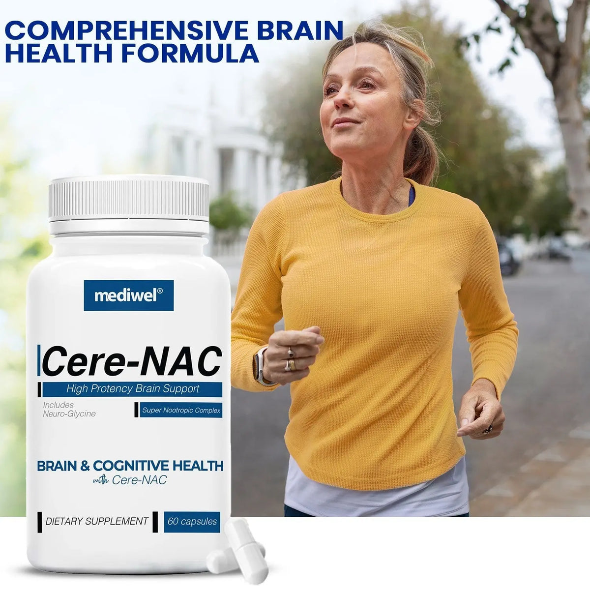 Cere-NAC supplement bottle